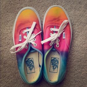 Tie-Dye Rainbow Vans